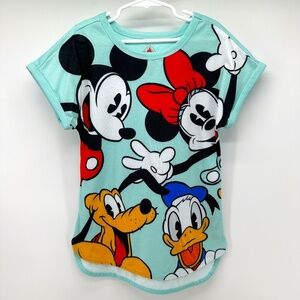 Authentic DISNEY Kids 7 Sleepwear CHARACTERS Mickey Daffy Duck Pluto PAJAMA GOWN